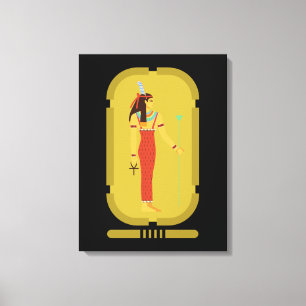 Lienzo Maat On Gold Cartouche