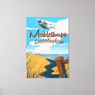 Lienzo Mablethorpe, poster de viajes en la vendimia de Li