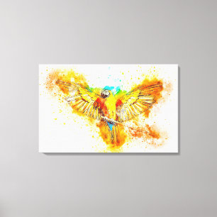 Lienzo Macaw