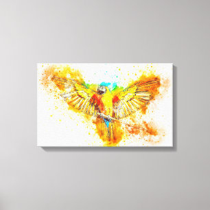 Lienzo Macaw
