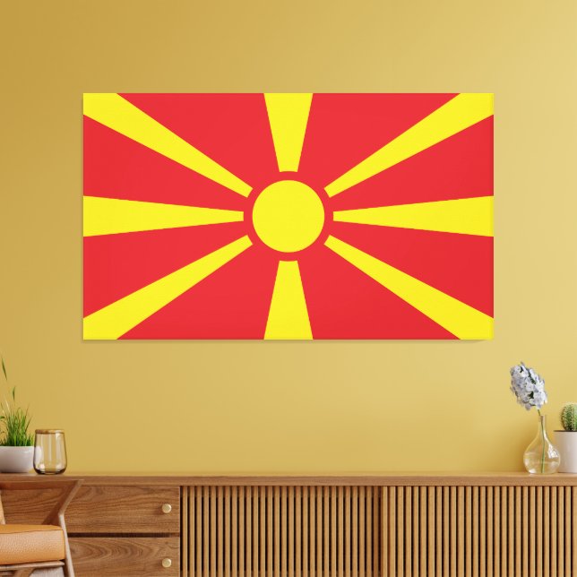 Lienzo Macedonia del Norte (Insitu (Sala de estar))