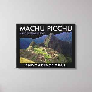 Lienzo Machu de encargo Picchu, rastro del inca