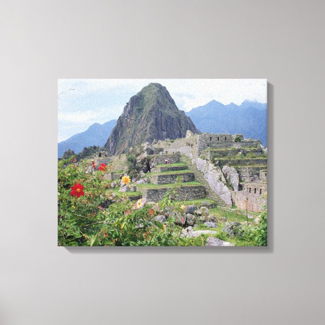 Lienzo Machu Picchu, Perú (Anverso)