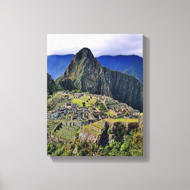 Lienzo MACHU PICCHU - Perú - panorama (Anverso)