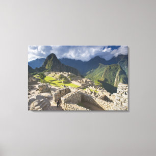 Lienzo Machu Picchu, ruinas antiguas, mundo de la UNESCO 