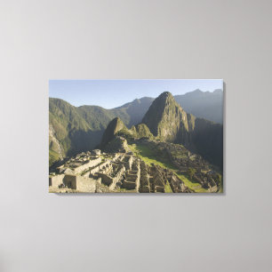 Lienzo Machu Picchu, ruinas de ciudad inca, Perú.