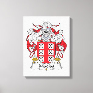 Lienzo Macias Family Crest
