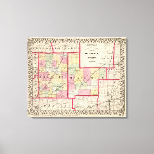 Lienzo Macoupin, condados de Montgomery