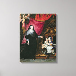 Lienzo Madame de Lansac y los hijos de Francia