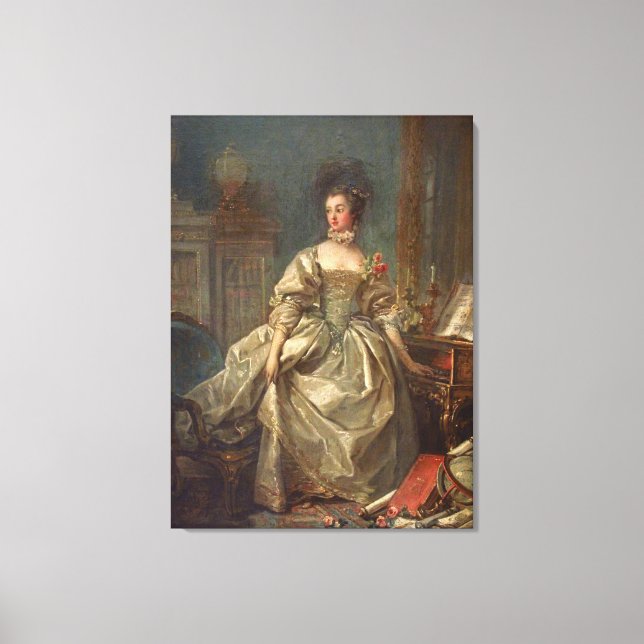 Lienzo Madame De Pompadour (Anverso)