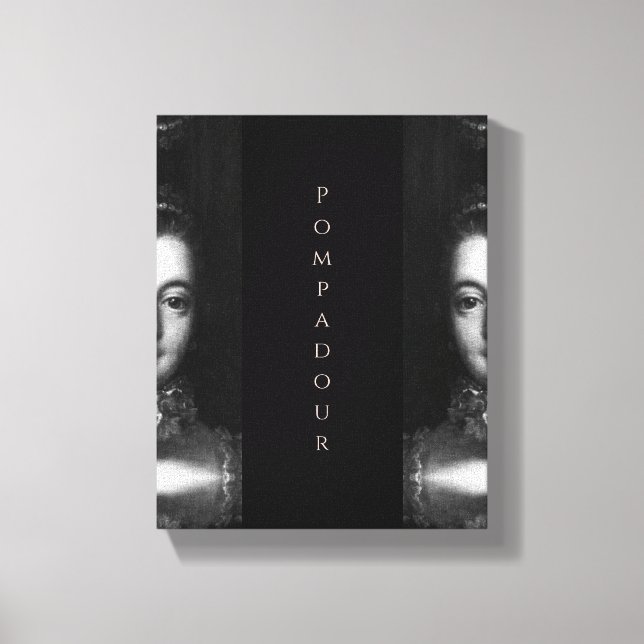 Lienzo Madame de Pompadour baroque (Anverso)