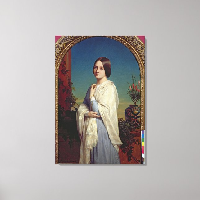 Lienzo Madame Edouard Dubufe 1842 (Anverso)