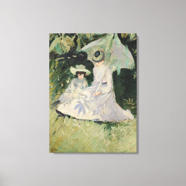 Lienzo Madame Helleu y su hija (Anverso)