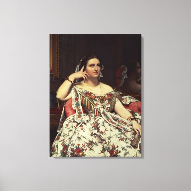Lienzo Madame Moitessier, 1856 (Anverso)
