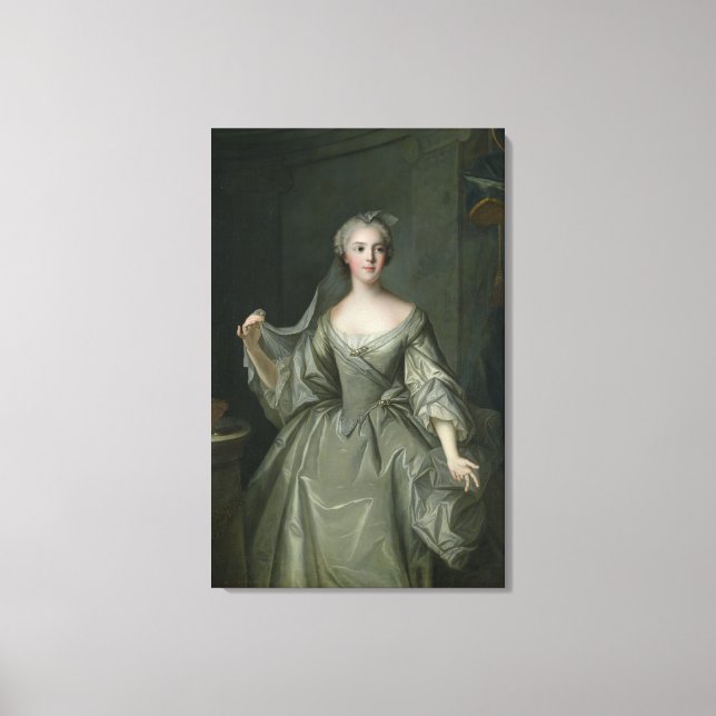 Lienzo Madame Sophie de France como virgen de la virgen (Anverso)