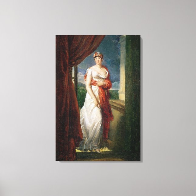 Lienzo Madame Tallien (Anverso)