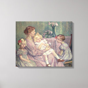 Lienzo Madame van de Velde y sus hijos, 1903
