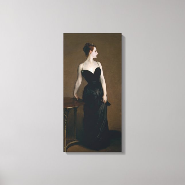 Lienzo Madame X de John Singer Sargent (Anverso)