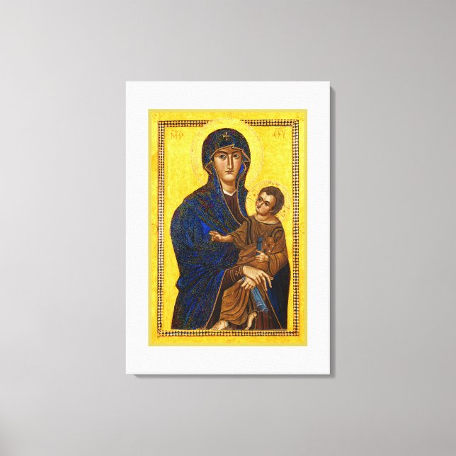 Lienzo Madonna and Child Orthodox  (Anverso)