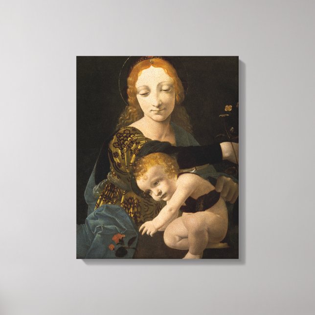 Lienzo Madonna Boltraffio del Rosa CC0334 XL (Anverso)