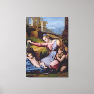 Lienzo Madonna de la diadema azul o Madonna de t
