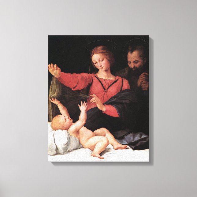 Lienzo Madonna de Loreto - Rafael - c1511 (Anverso)