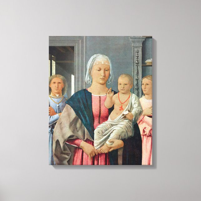 Lienzo Madonna de Senigallia - Piero della Francesca (Anverso)