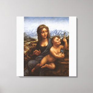 Lienzo Madonna del Yarnwinder circa 1501