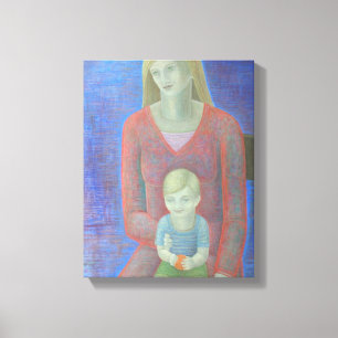 Lienzo Madonna e niño 2014