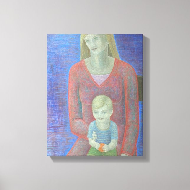Lienzo Madonna e niño 2014 (Anverso)