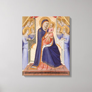 Lienzo Madonna en la gloria, c.1315 (tempera en el panel)