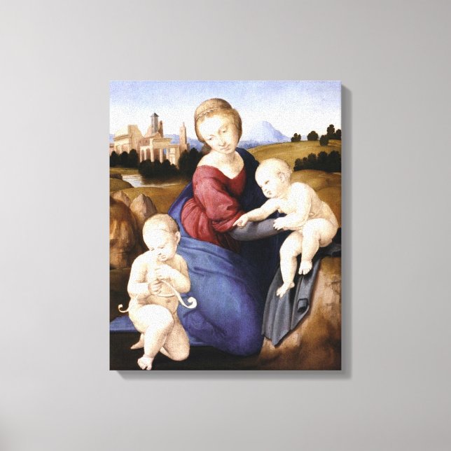 Lienzo Madonna Esterhazy - Rafael - c1508 (Anverso)
