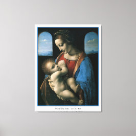 Lienzo Madonna Litta Leonardo Da Vinci