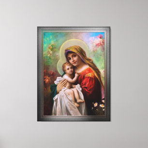 Lienzo Madonna Mit Dem Jesusknaben por Hans Zatzka