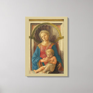 Lienzo Madonna y el niño
