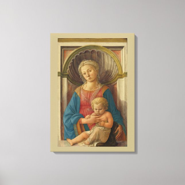 Lienzo Madonna y el niño (Anverso)