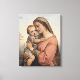 Lienzo Madonna Y Niño