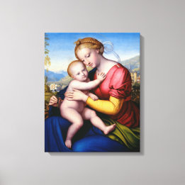 Lienzo Madonna Y Niño