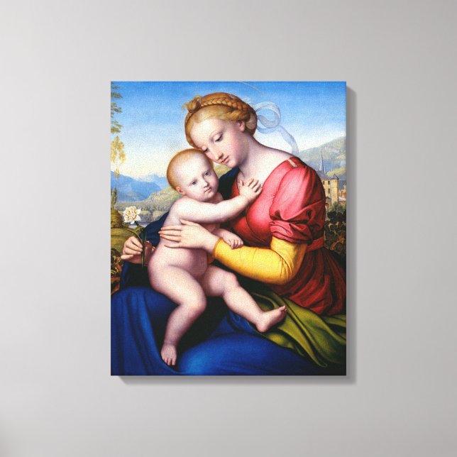 Lienzo Madonna Y Niño (Anverso)