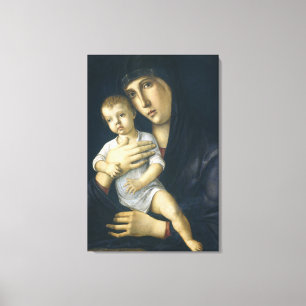 Lienzo Madonna y niño de Juan Bellini