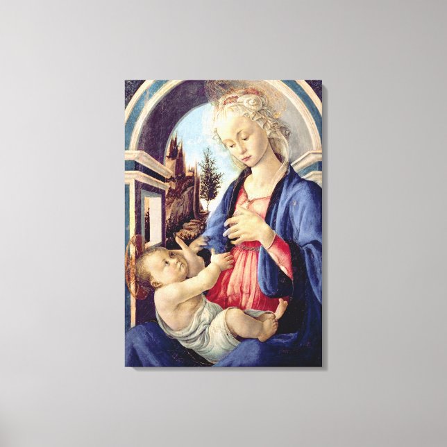 Lienzo Madonna y niño (panel) 2 (Anverso)