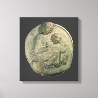 Lienzo Madonna y Niño, Tondo Pitti de Miguel Ángel