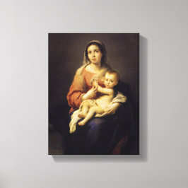 Lienzo Madonna y niño - Virgen María - Murillo