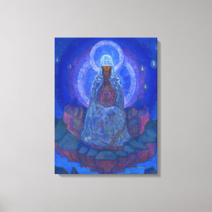 Lienzo Madre del mundo, 1924 por Nicholas Roerich
