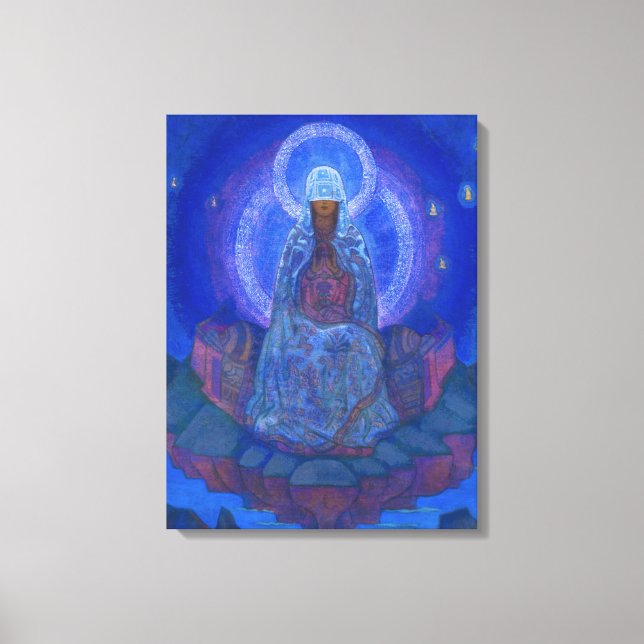 Lienzo Madre del mundo, 1924 por Nicholas Roerich (Anverso)