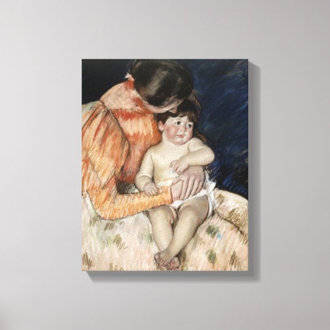 Lienzo Madre e hijo, años 1890 (Anverso)