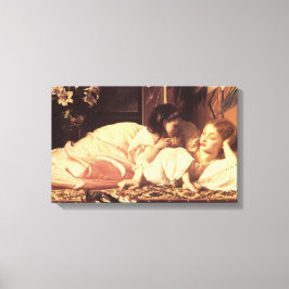 Lienzo Madre e hijo (mujer y su hija)