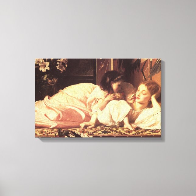 Lienzo Madre e hijo (mujer y su hija) (Anverso)