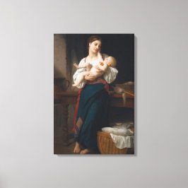 Lienzo Madre e hijo (por Bouguereau)