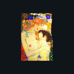 Lienzo Madre e hijo por Gustav Klimt Large Art Nouveau<br><div class="desc">Madre e hijo - detalle de Las Tres Edades de la Mujer,  una pintura popular del simbolista austríaco y artista de arte Gustav Klimt de 1905. Gran impresión de lienzo de arte fino</div>